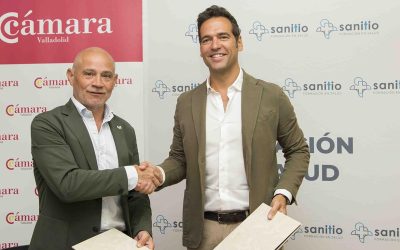 La Cámara de Valladolid y Sanitio Formación firman un acuerdo para impartir formación profesional de la rama sanitaria.